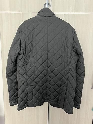 Курткалар: Стеганая мужская куртка City Savani - Цвет: черный/графит - — 3