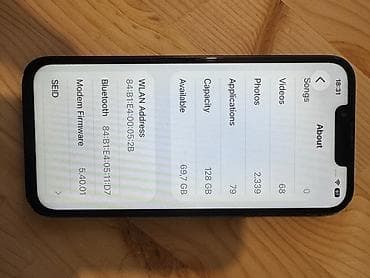 iphone 12 128: IPhone 13, Б/у, 128 ГБ, Midnight, Чехол, 84 % — 10