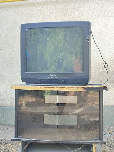 монитор тв: Телевизор Sony Trinitron (ЭЛТ) с тумбой под ТВ. Характеристики — 2