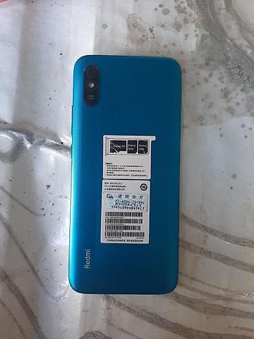 Redmi, Redmi 9A, Б/у, 64 ГБ, цвет - Синий, 2 SIM