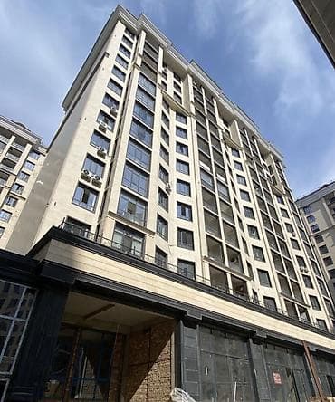Квартиры: 2 комнаты, 77 м², Асанбай мкр Элитка, 3 этаж, ПСО (под самоотделку) — 3