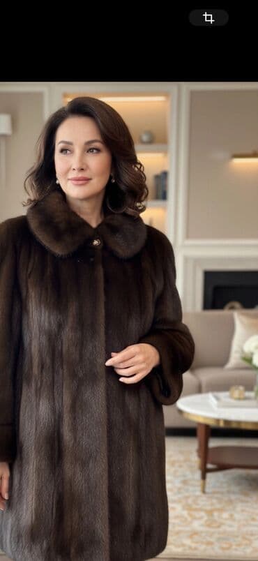 срочно продаю в связи с переездом: Шуба, Норка, По колено, L — 6