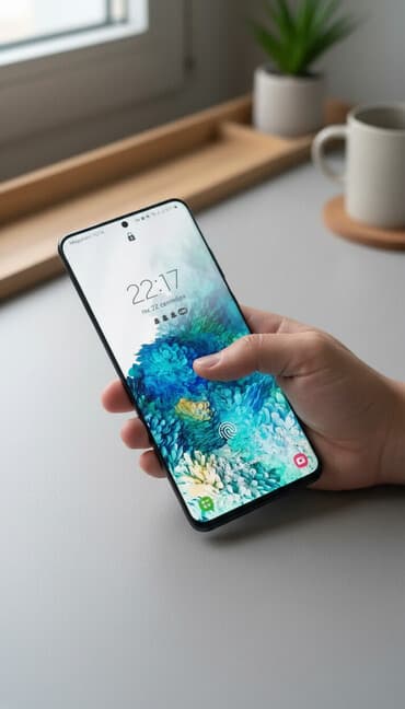 Samsung Galaxy S20 Plus, Б/у, 128 ГБ, цвет - Черный, 2 SIM at lalafo.kg Samsung Galaxy S20 Plus, Б/у, 128 ГБ, цвет - Черный, 2 SIM