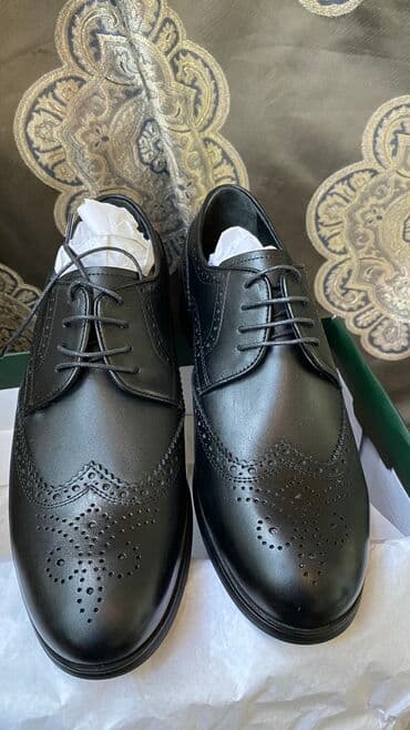 обувь в школу: Новые Oxford, натуральная кожа, абсолютно новая и плоская подошва — 4
