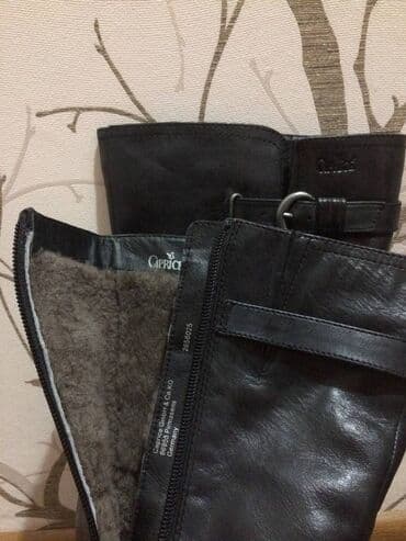 сапоги из натурального меха и кожи: Элегантные женские сапоги Caprice из натуральной кожи – идеальный — 6