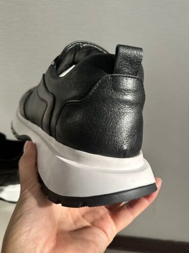 fast: Черные кроссовки из натуральной кожи турецкой фирмы Fast step с — 4