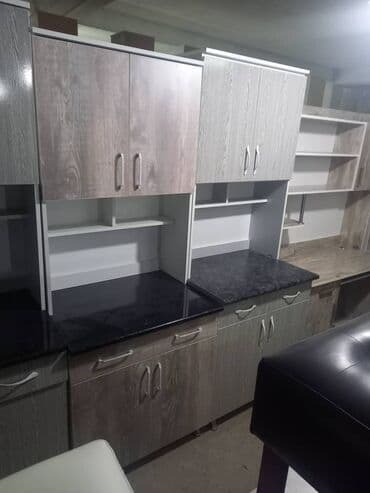 мебель для кухни фото и цены: Кухонный гарнитур, Новый, цвет - Белый, ДСП, Бесплатная доставка — 7