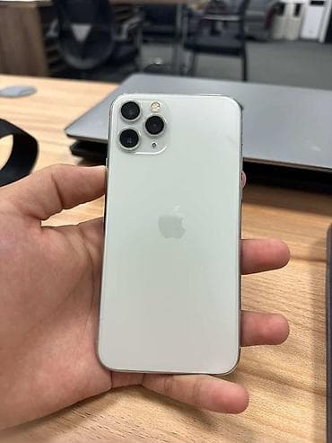 IPhone 11 Pro, Б/у, 64 ГБ, Серебристый, Кабель, 89 %