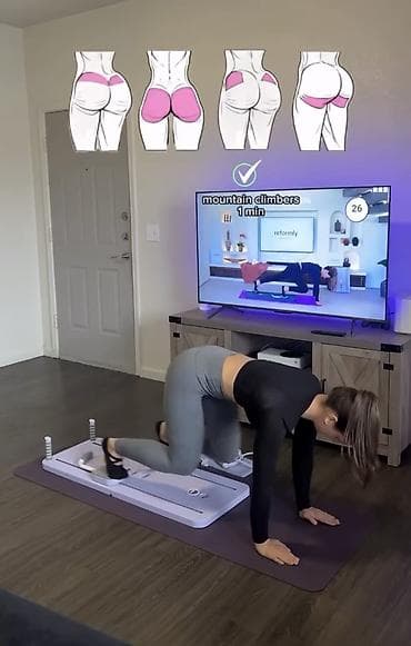 third edition solution: Многофункциональный домашний тренажёр-платформа фиолетового цвета с — 5