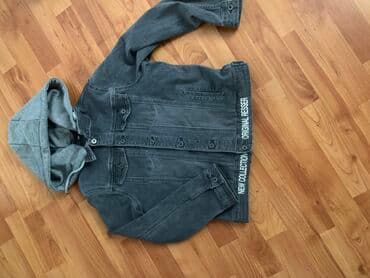 детский дождевик: Турецкая Джинцевая куртка размер на 9 или 10 лет где то ! почти — 1