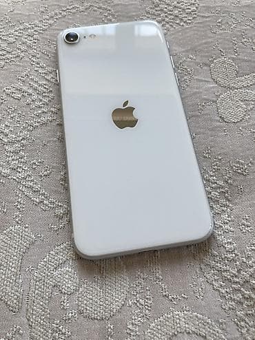 iphone xt: IPhone SE 2020, Б/у, 64 ГБ, Белый, Чехол, 98 % — 3