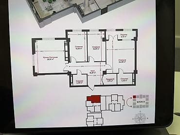 четырех: 4 комнаты, 110 м², Технопарк Элитка, 11 этаж, ПСО (под самоотделку) — 2