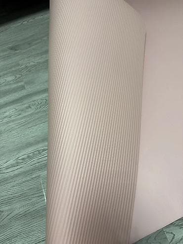 Үй жана бакча: Толстый коврик для йоги/фитнеса, розовый. Размер 185 на 90 Толщина 20 — 5