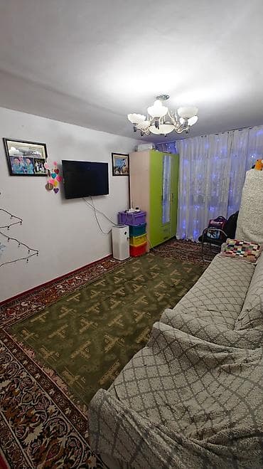 osh flat: 2 комнаты, Юг-2 мкр Студентам, С мебелью полностью — 5