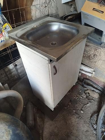 Тумба для кухни, С мойкой, Напольная