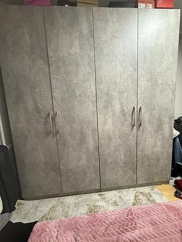 шкаф встроенный на заказ: Шифоньер, шкаф для одежды, Прямой, ЛДСП — 1