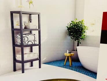 полки в ванну: Этажерка для ванны, Новый, Пластик, В рассрочку, Самовывоз, Платная доставка — 5