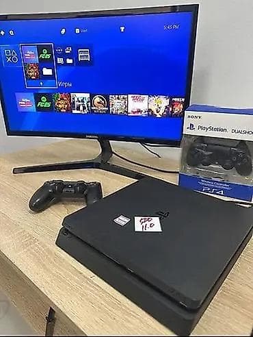 play station: Ps4 +2джойстика +1-2игры а выбор и ps vr 1 в отличном состоянии — 1