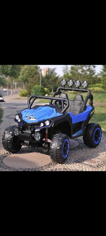 большая машина на пульте управления для детей: Детский электрокар, Новый — 2