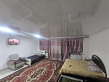 аренда квартир в бишкеке дизель: 1 комната, Душевая кабина, Постельное белье, Кондиционер — 7