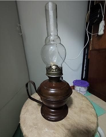 декор для: Керосиновая настольная лампа с боковой ручкой - Классическая — 1