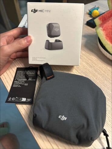 Студийные микрофоны: 🚨DJI Mic Mini — компактный беспроводной мини‑передатчик/микрофон для — 11