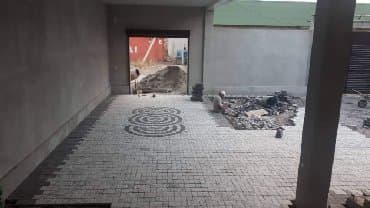 камни для аквариума: Брусчатка, тротуарная плитка под белый мрамор, камень, дерево. В — 2