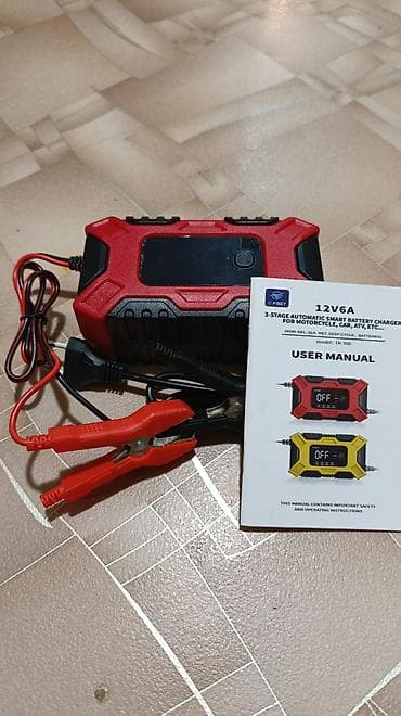 свинцовые: Умное зарядное устройство для аккумуляторов 12V 6A (модель TK-300) - — 1