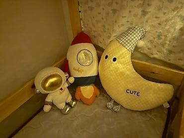 детский игровой домик: Детская кровать с каркасом в виде домика и тканевым навесом-расцветки — 4