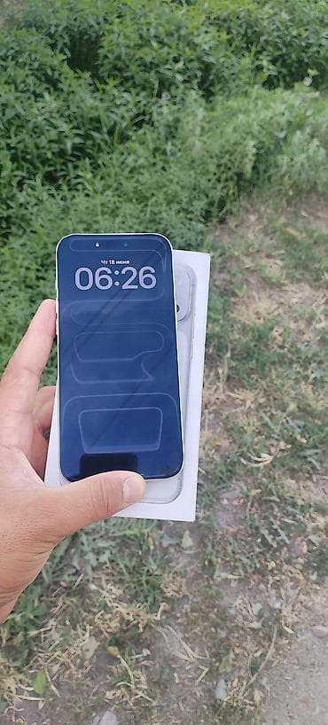IPhone 17 Pro Max, Б/у, 256 ГБ, Белый, Коробка, 99 %