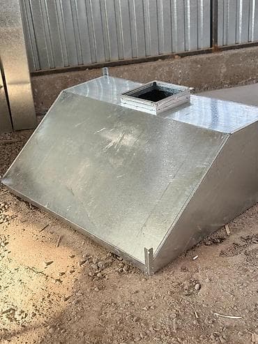 вытяжки промышленные: Оцинкованные воздуховодные зонты/колпаки для приточно‑вытяжной — 8