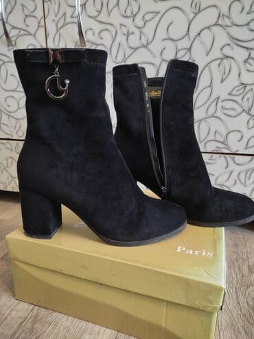 Замшевые ботильон деми 36р / 1000с. (Туфли уже продано)