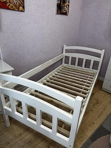 икеа кровать: Односпальная кровать, Новый, С матрасом, длина - 200 см — 1