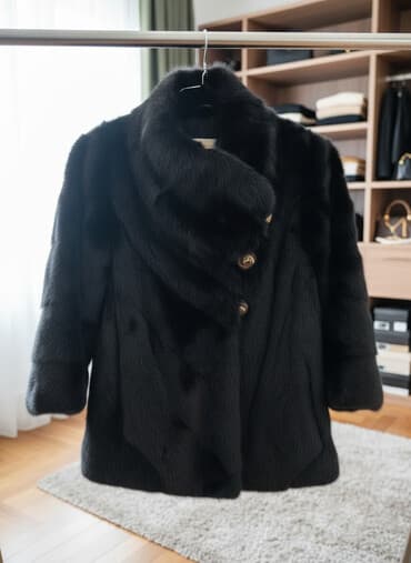 Шуба, Норка, Короткая модель at lalafo.kg Шуба, Норка, Короткая модель