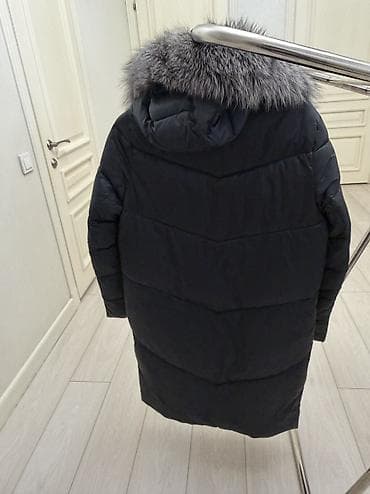 Женские брюки: Пуховик, По колено, Китай, С капюшоном, L — 5