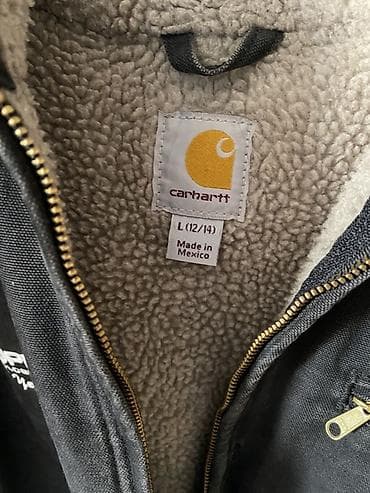 Сырт кийим: Оригинальная куртка Carhartt с утеплителем из меха (sherpa), с — 2