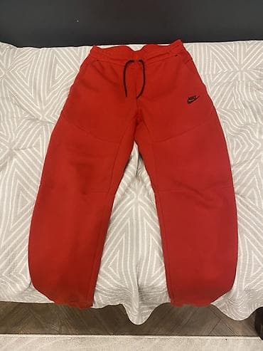 Мужские брюки, S, Nike, Новый, цвет - Красный