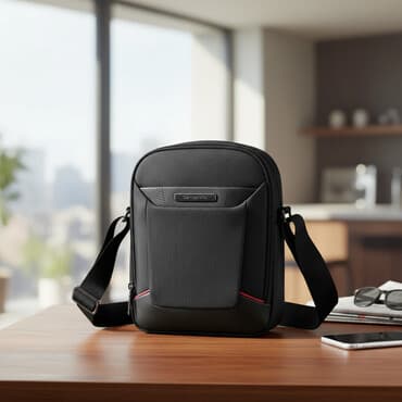 срочно продаю в связи с переездом: Барсетка, Samsonite, Материал: Комбинированный материал, Множество карманов, Моющийся материал, Оригинал, Новый — 2