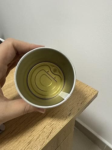 жестяные изделия: Пустая жестяная банка с отрывной крышкой (ring-pull) - Материал — 3