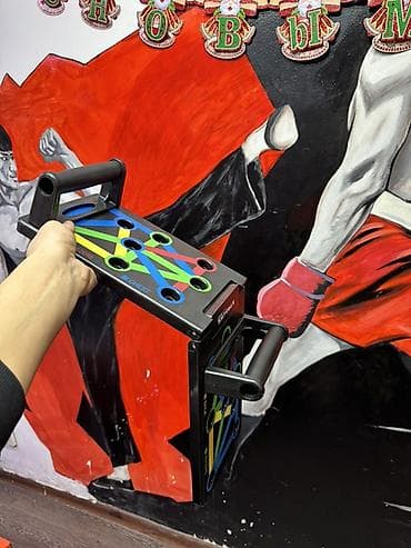 pull and: Многофункциональная доска для отжиманий STRAUSS с цветной схемой — 2