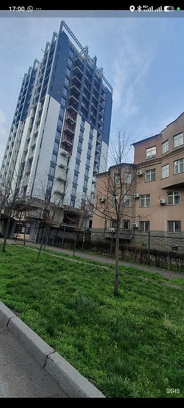 Квартиры: 2 комнаты, 85 м², Бишкек Парк ТРЦ Элитка, 14 этаж, ПСО (под самоотделку) — 1