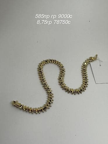 серебро бижутерия: Браслет, Проба 585, Женские, Новый — 2