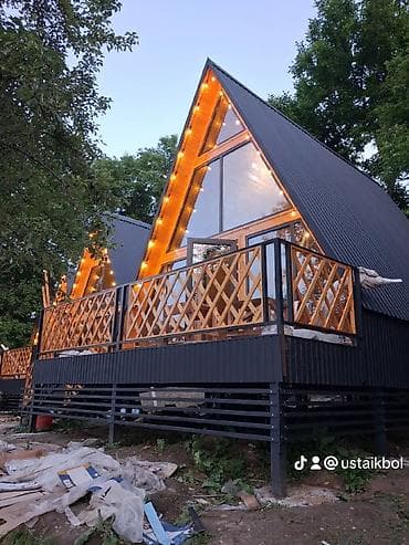 профессиональный свет: Беседка 850 x 650 x 6 м, Дерево — 4