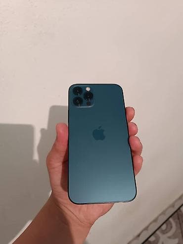iphone 5a: IPhone 12 Pro, Б/у, 128 ГБ, Pacific Blue, Чехол, 89 % — 2