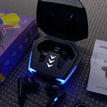 Вкладыши, Новый, Беспроводные (Bluetooth), Геймерские