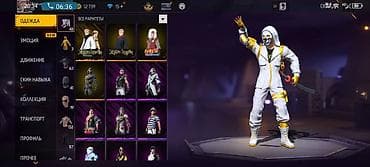 Игровой аккаунт Free Fire с расширенной коллекцией косметики и at lalafo.kg Игровой аккаунт Free Fire с расширенной коллекцией косметики и