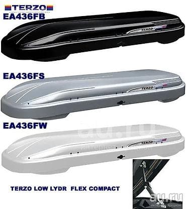 багажник 4runner: Автобокс Terzo, 186 см, 750 л, Б/у, Самовывоз — 1