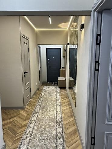 сдаю кызыл аскер: 3 комнаты, 88 м², Индивидуалка, 3 этаж, Дизайнерский ремонт — 2