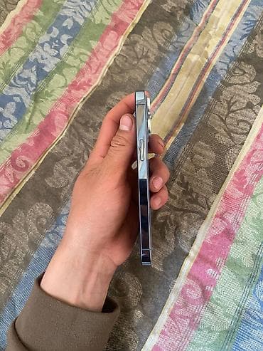 арт фото: IPhone 13 Pro, Б/у, 128 ГБ, Голубой, Стилус, Кабель, Чехол — 4