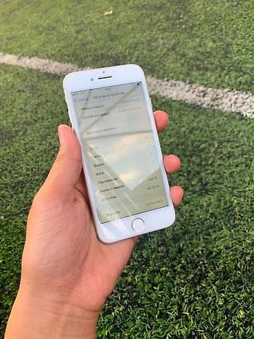 IPhone 8, 64 ГБ, белый/серебристый корпус. Компактный смартфон Apple